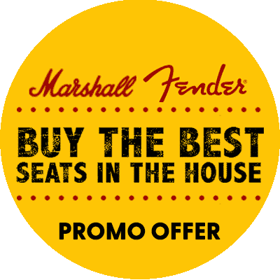 Marshall + Fender Best Seats in the House Promo Available. Click for details.